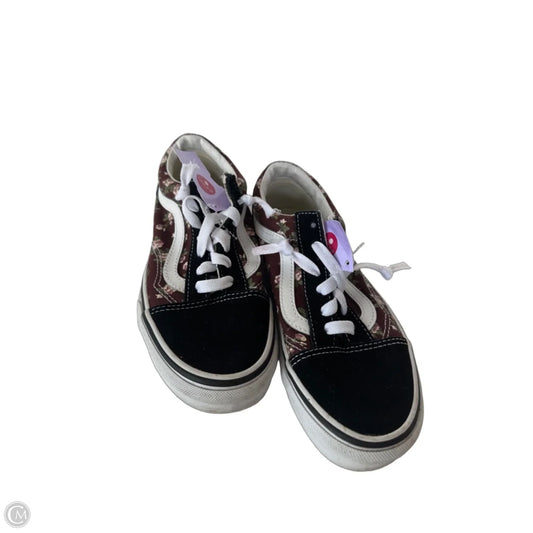 Shoes Sneakers By Vans In Blue & Brown, Size: 5.5