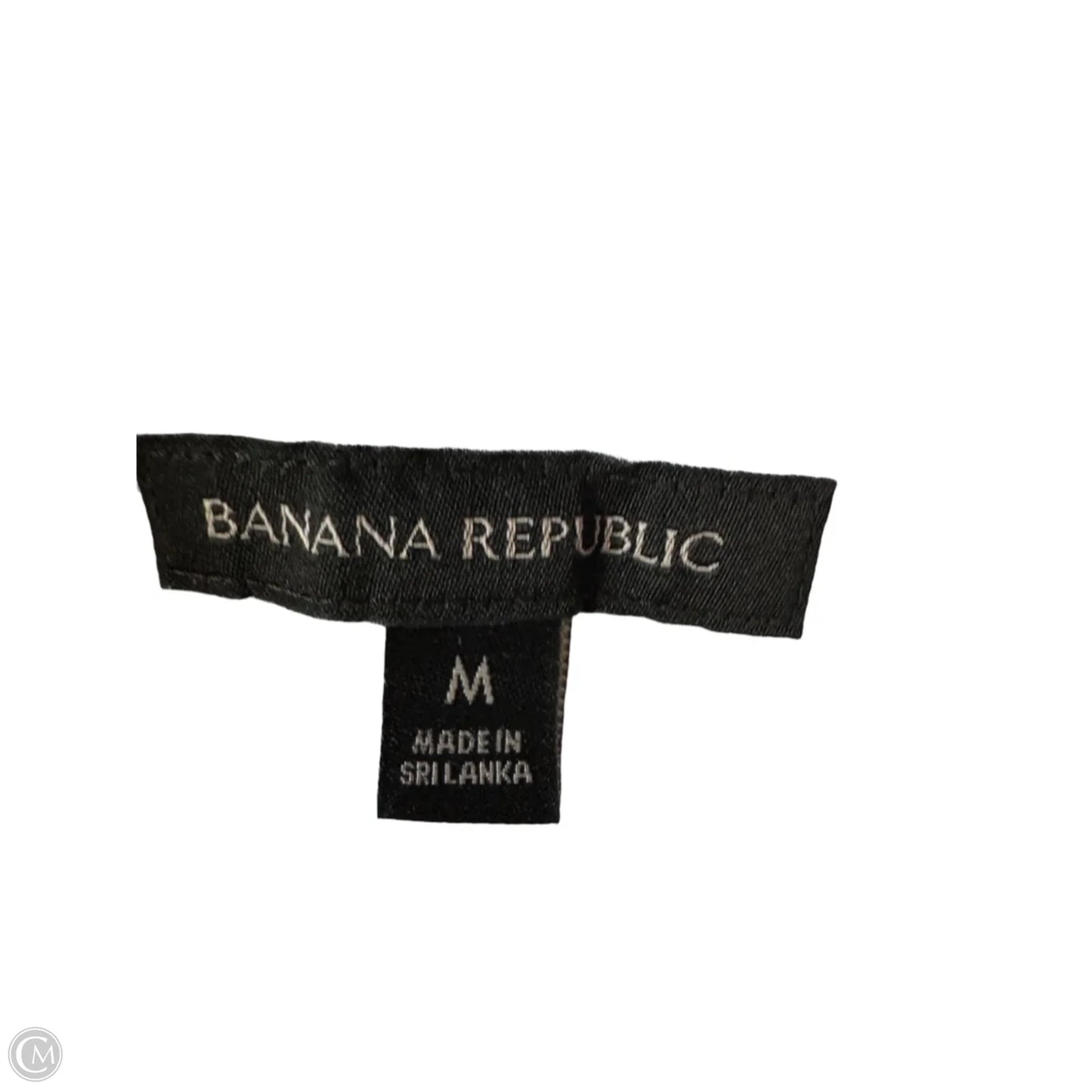 Tunic Long Sleeve By Banana Republic In Grey & White, Size: M