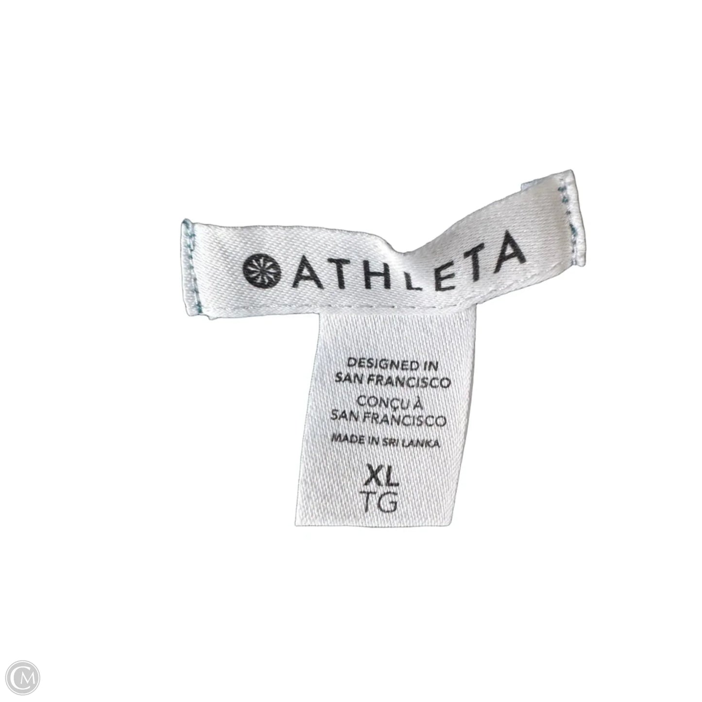Athletic Tank Top By Athleta In Teal, Size: Xl