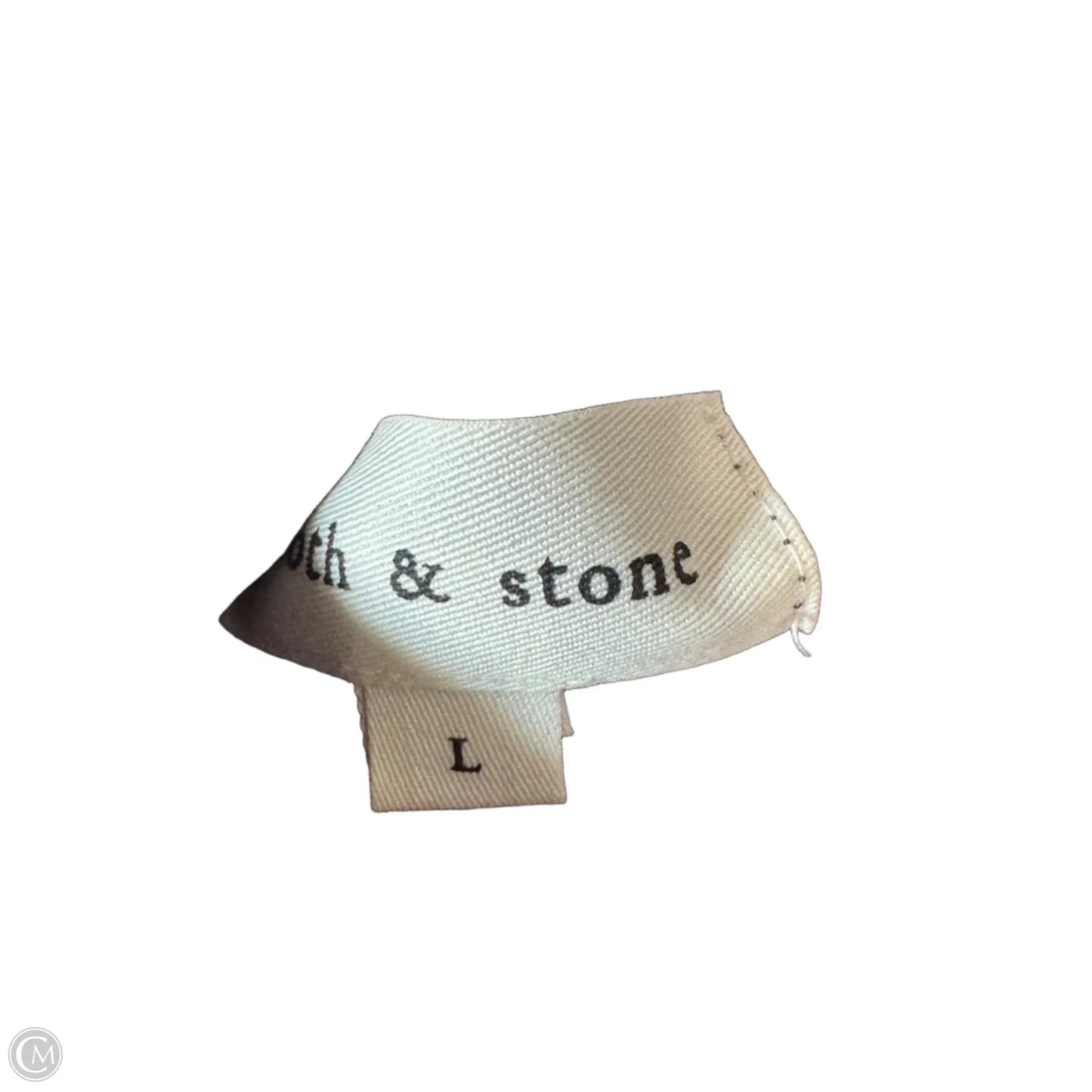 Blouse Long Sleeve By Cloth & Stone In Grey & Pink, Size: L