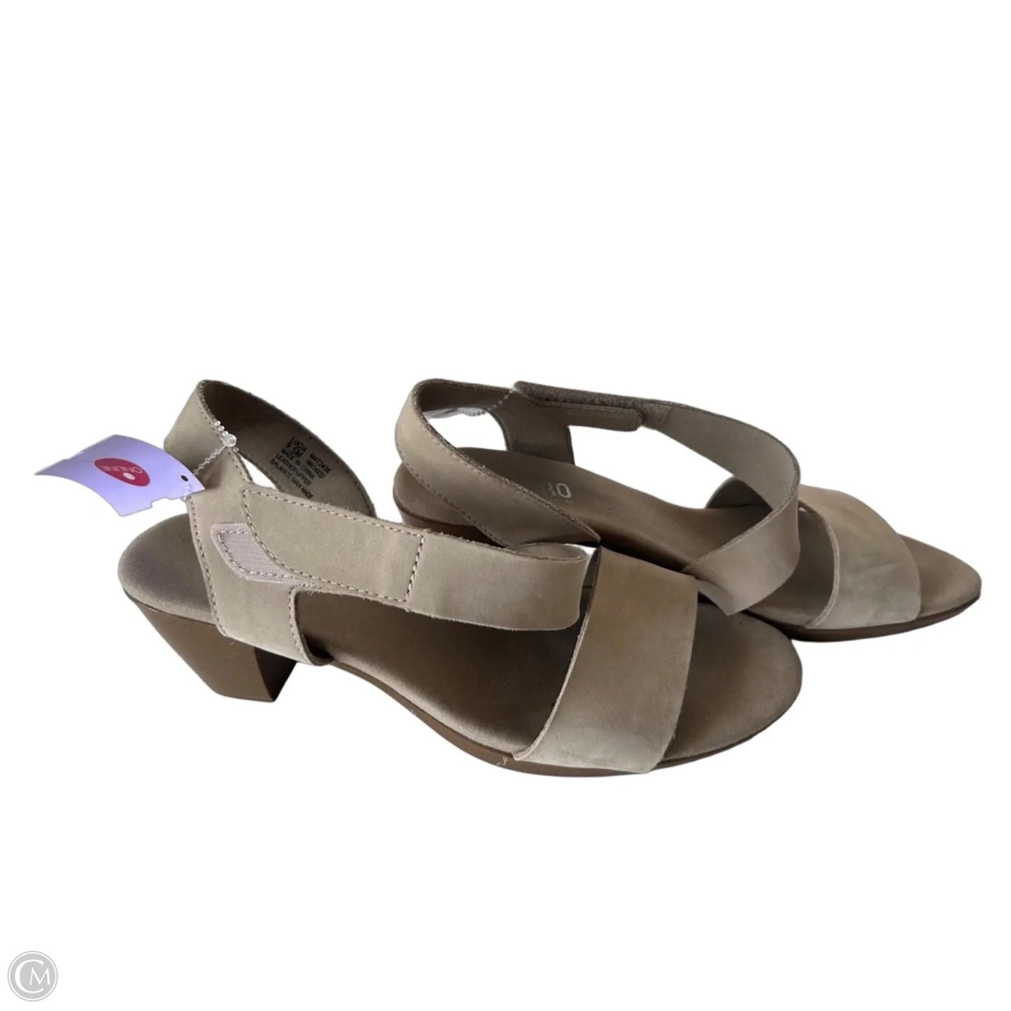 Shoes Heels Block By Munro In Cream, Size: 9.5