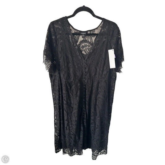 Dress Party Midi By Torrid In Black, Size: 3x