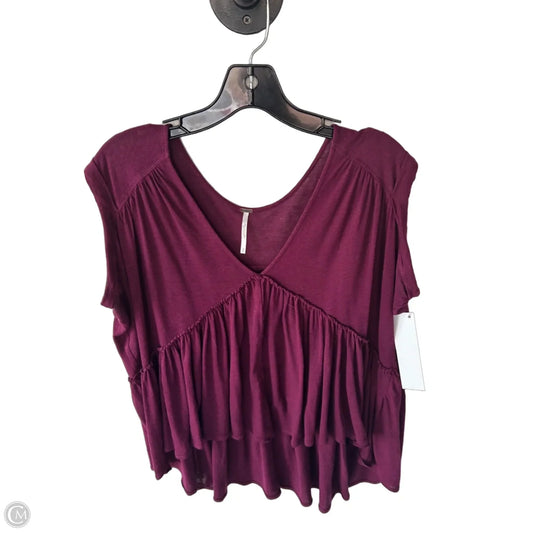 Top Sleeveless By Free People In Purple, Size: S