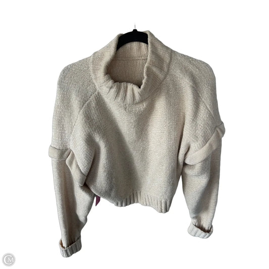 Sweater By Urban Outfitters In Cream & Tan, Size: M