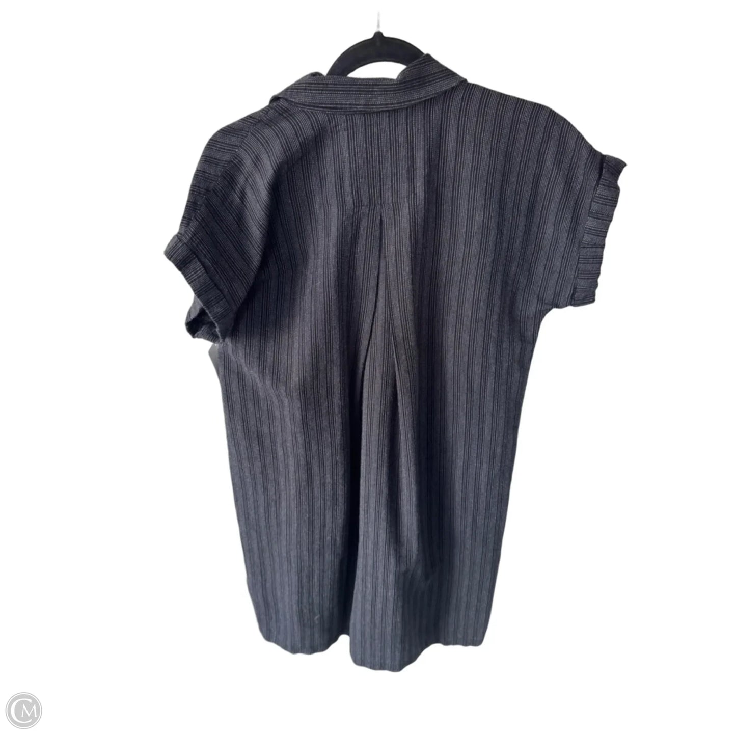 Dress Casual Midi By Eileen Fisher In Black & Grey, Size: S