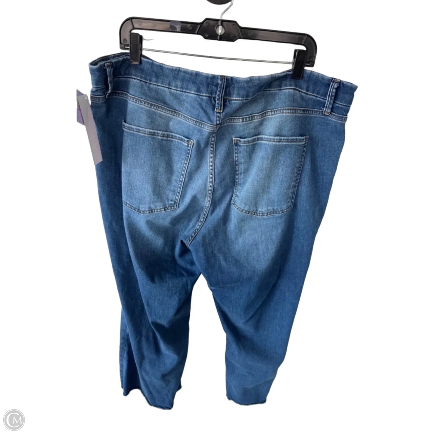 Jeans Wide Leg By Kut In Blue Denim, Size: 20
