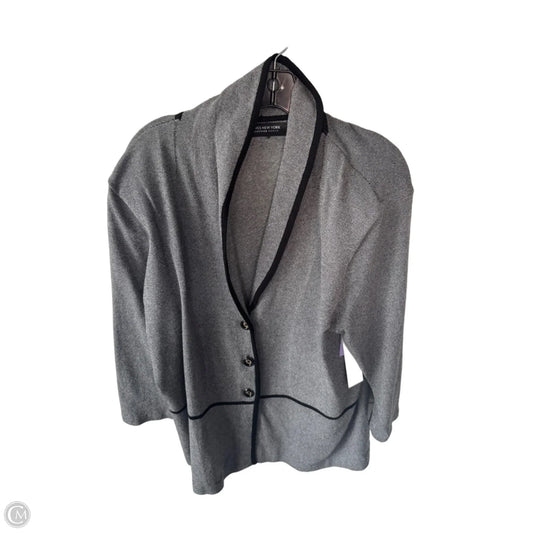 Blazer By Jones New York In Black & White, Size: 2x