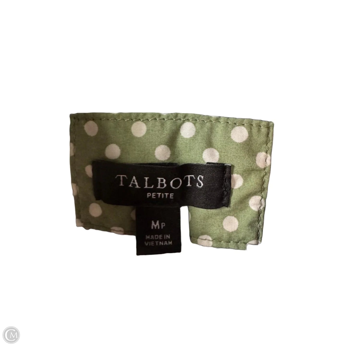 Blouse Long Sleeve By Talbots In Paisley Print, Size: Mp