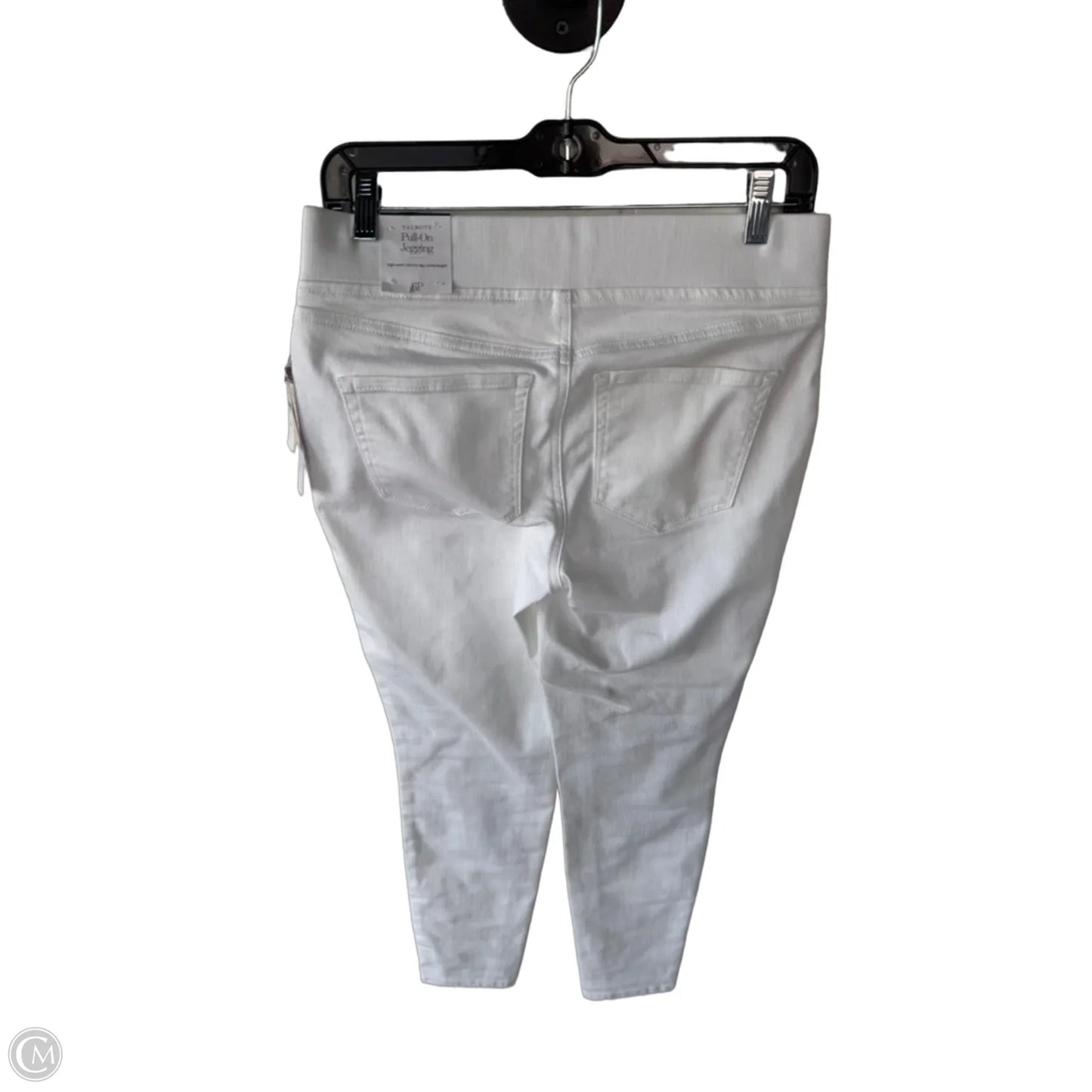 Jeans Jeggings By Talbots In White Denim, Size: 6p
