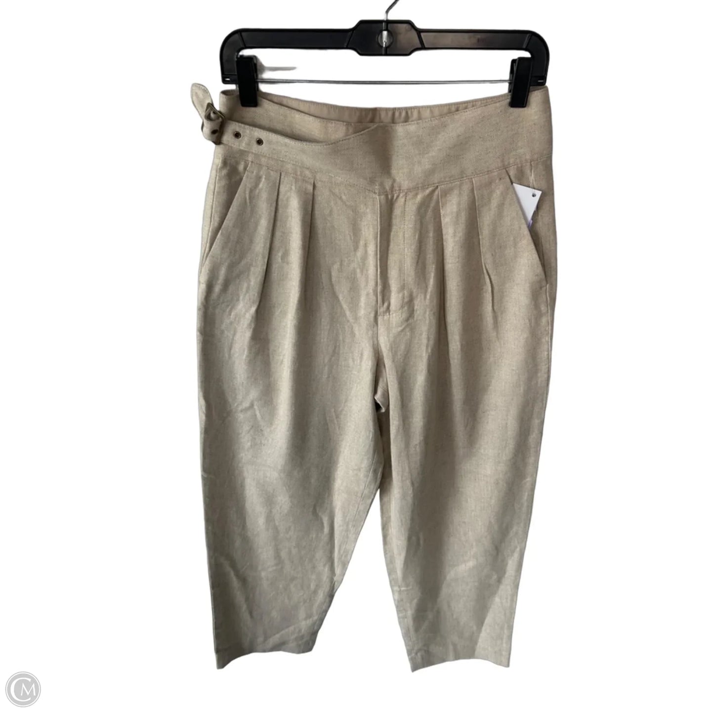 Pants Linen By Banana Republic In Tan, Size: 6p