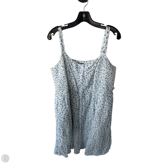 Dress Casual Midi By Torrid In Blue & White, Size: 3x