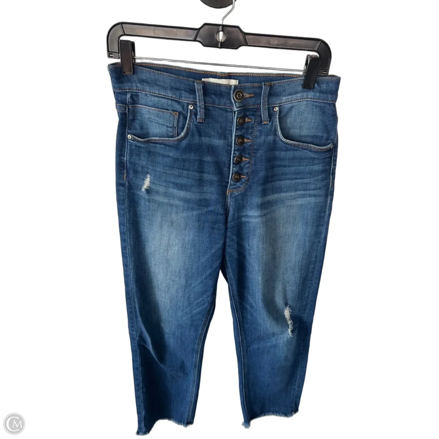 Jeans Straight By Clothes Mentor In Blue Denim, Size: 2