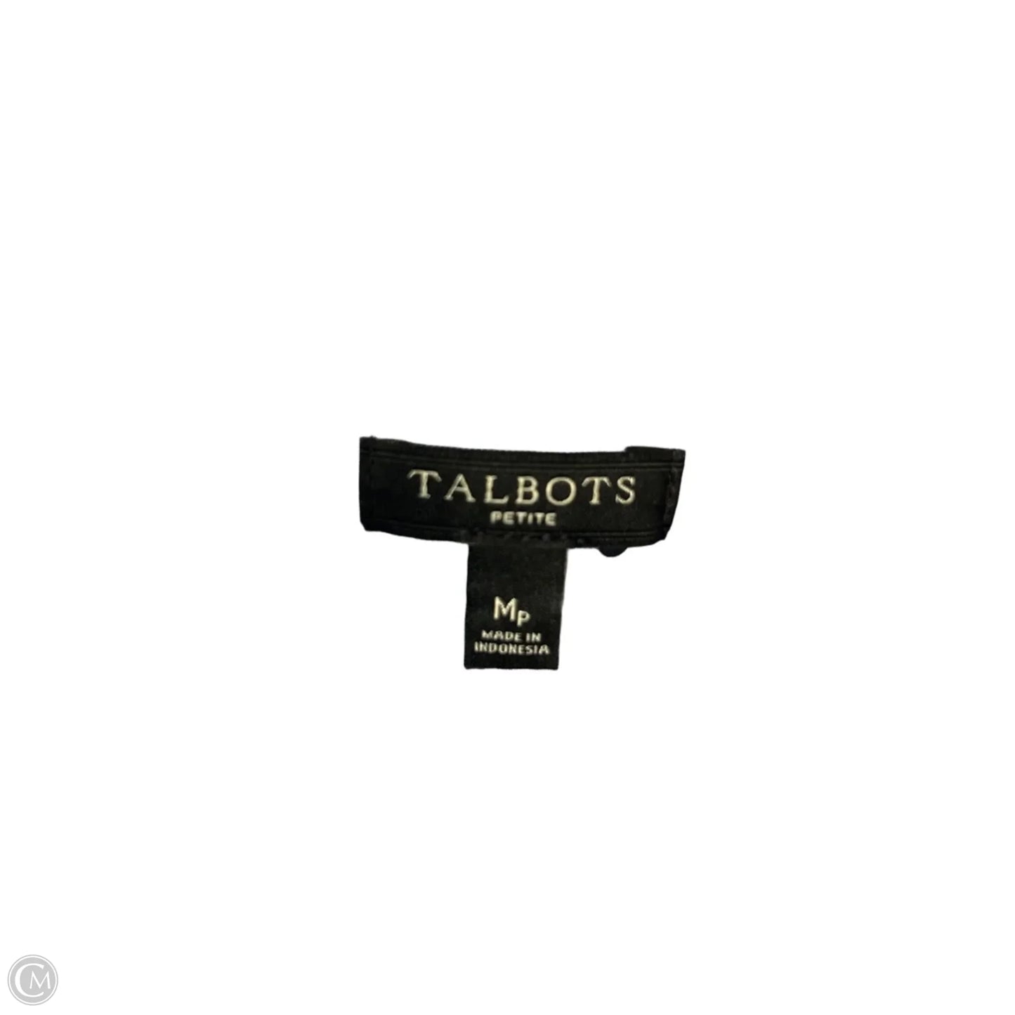 Blouse Long Sleeve By Talbots In Blue, Size: Mp