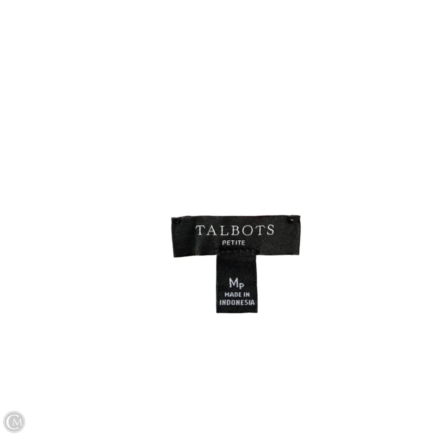 Blouse Sleeveless By Talbots In Pink & Yellow, Size: Mp