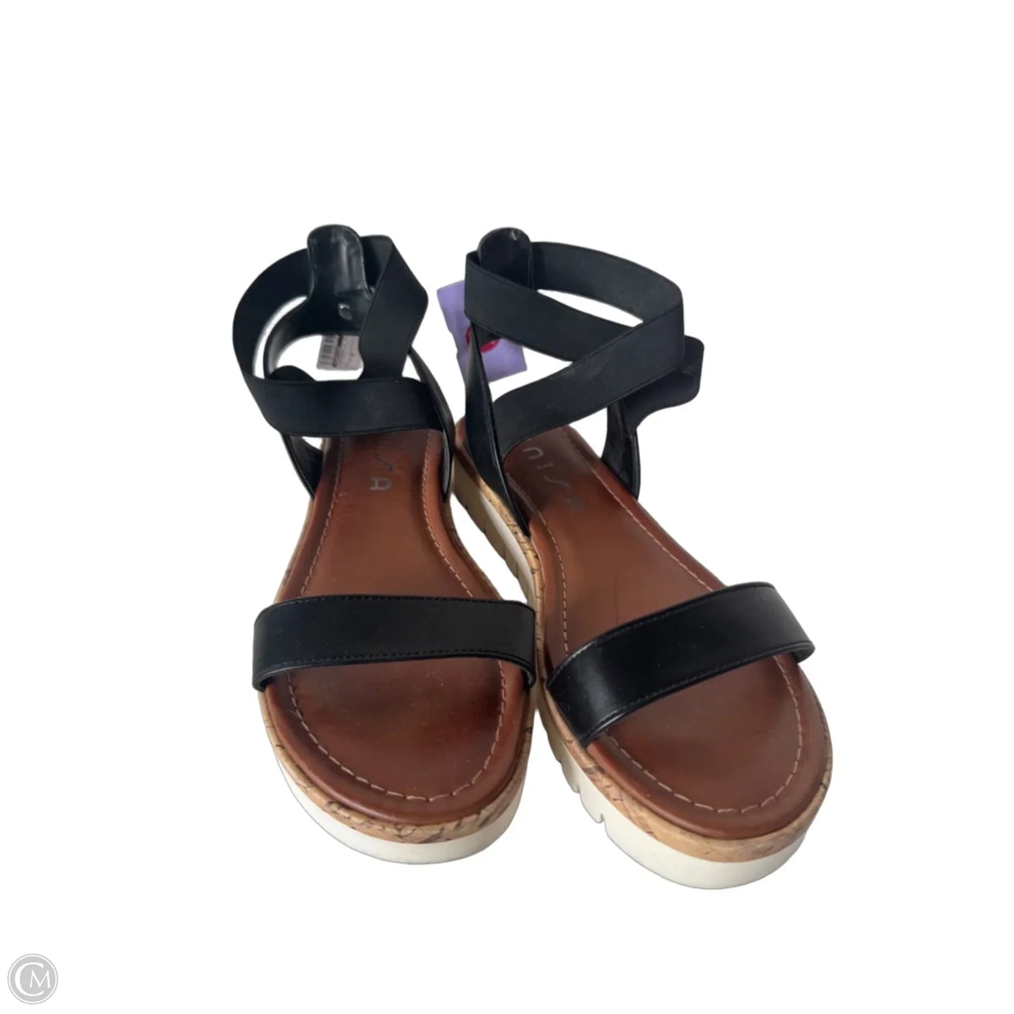 Sandals Flats By Unisa In Black, Size: 9