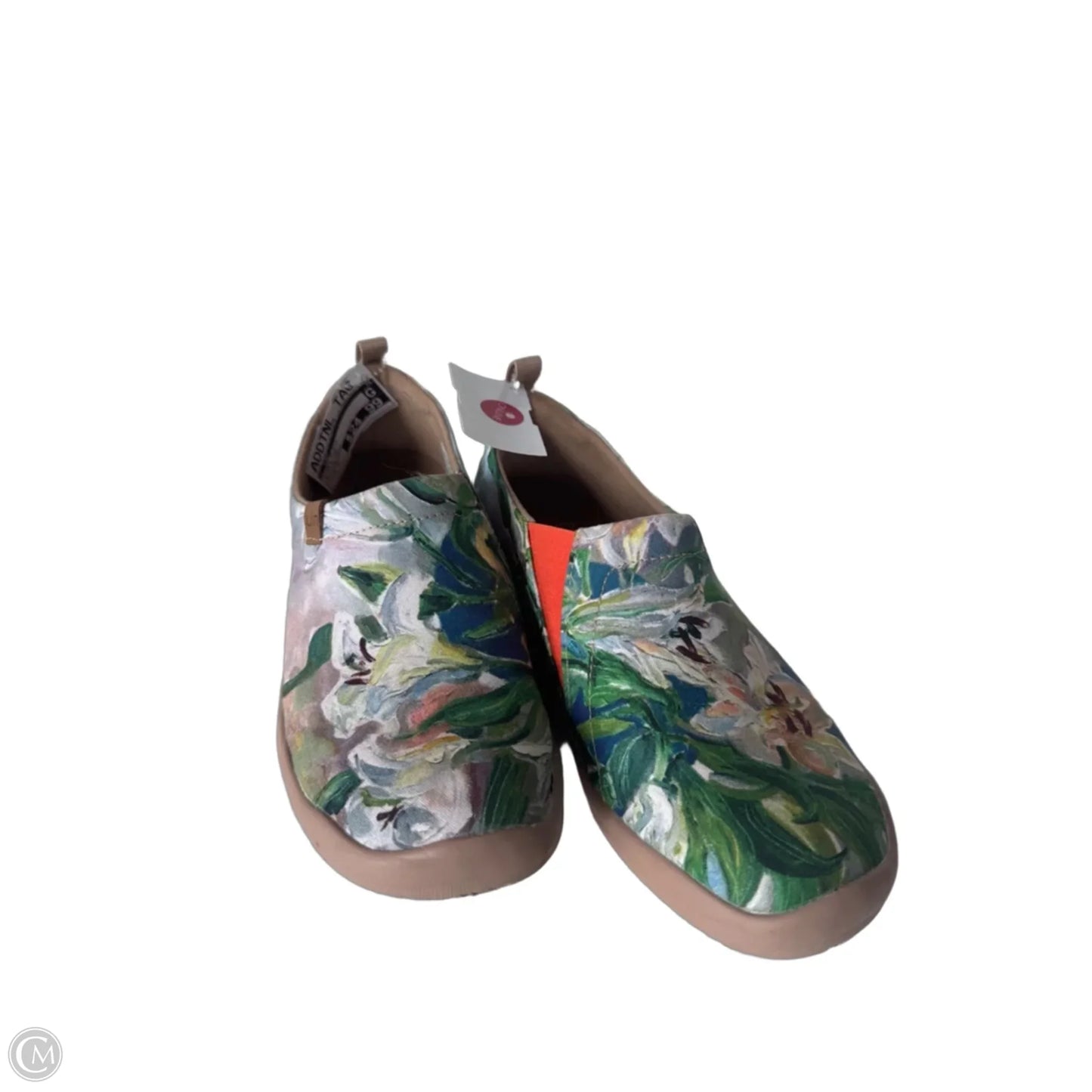 Shoes Flats By Cmc In Blue & Tan, Size: 6.5