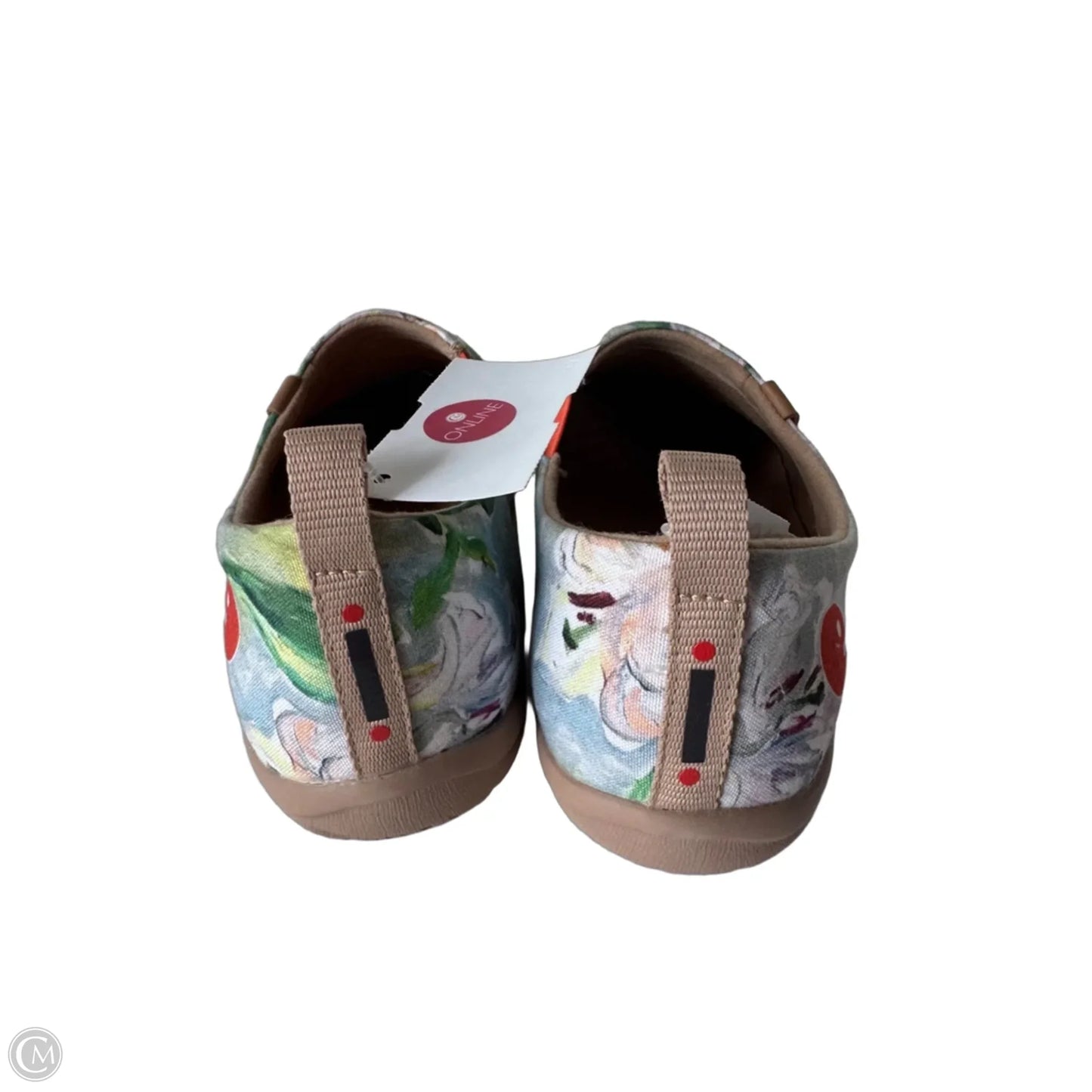 Shoes Flats By Cmc In Blue & Tan, Size: 6.5