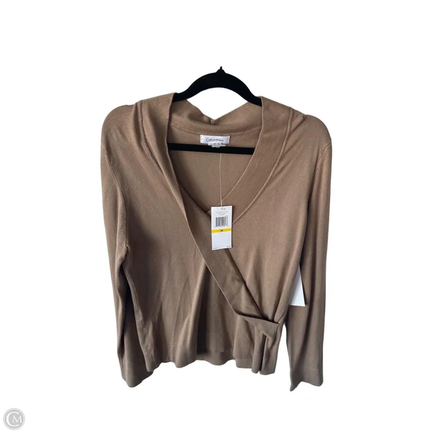 Sweater By Calvin Klein In Brown, Size: M