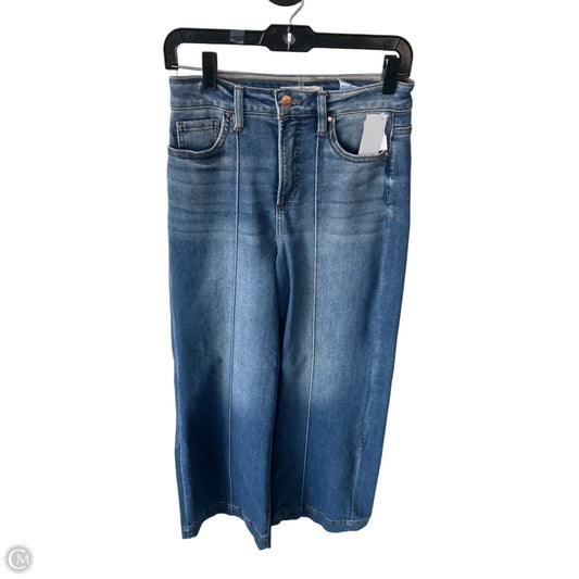 Jeans Wide Leg By Risen In Blue Denim, Size: 2