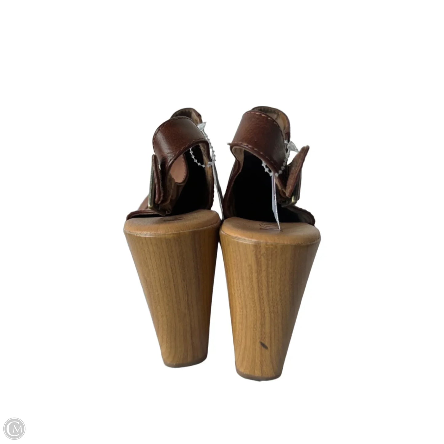 Shoes Heels Block By Korks In Brown, Size: 8