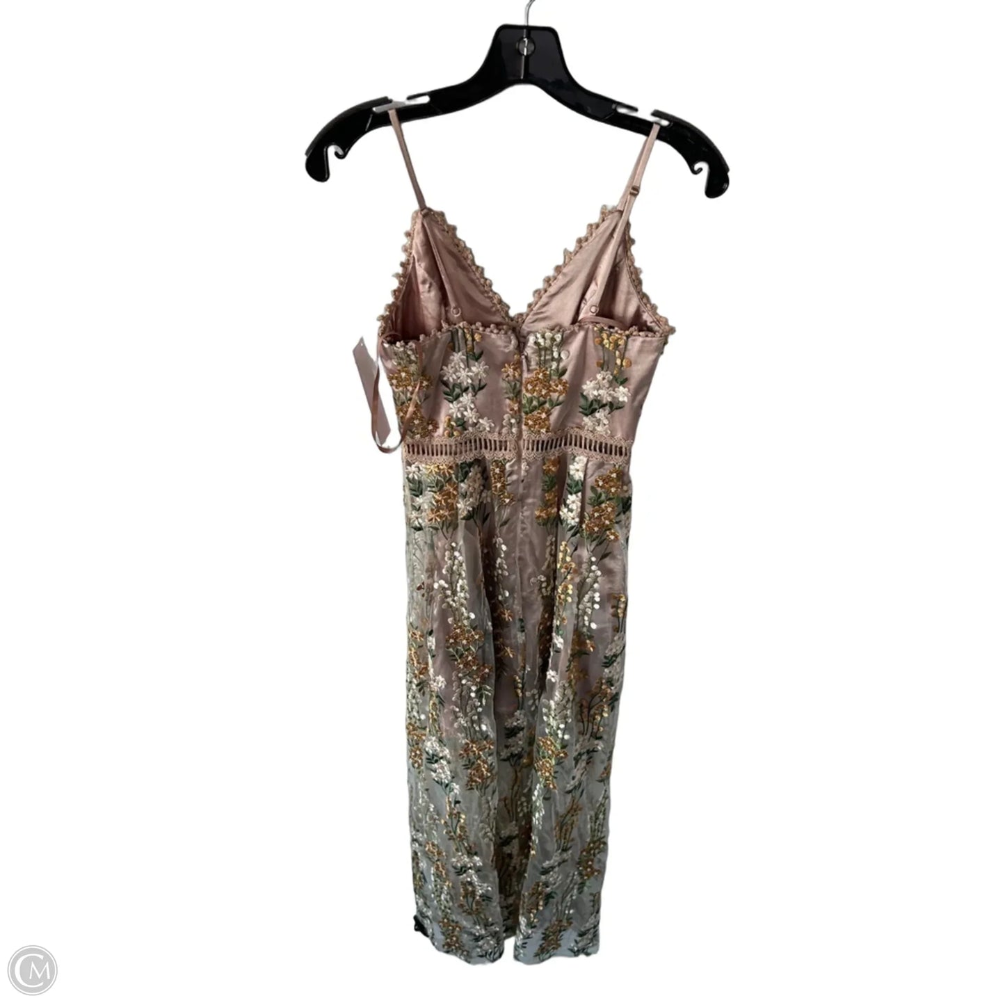 Dress Party Long By Aqua In Brown & Green, Size: Xs
