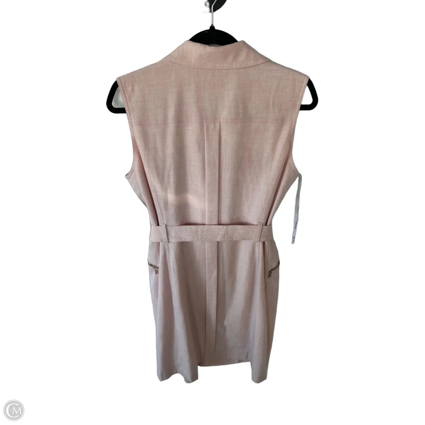 Dress Work By Calvin Klein In Pink, Size: L