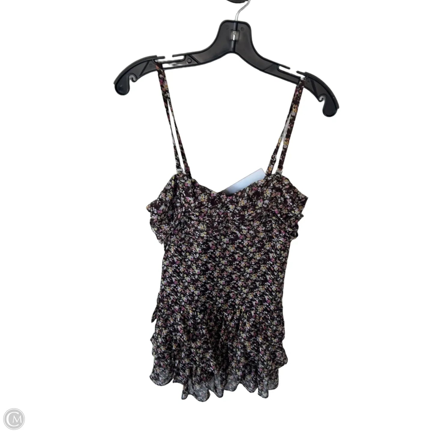 Dress Party Short By Express In Brown & Yellow, Size: M