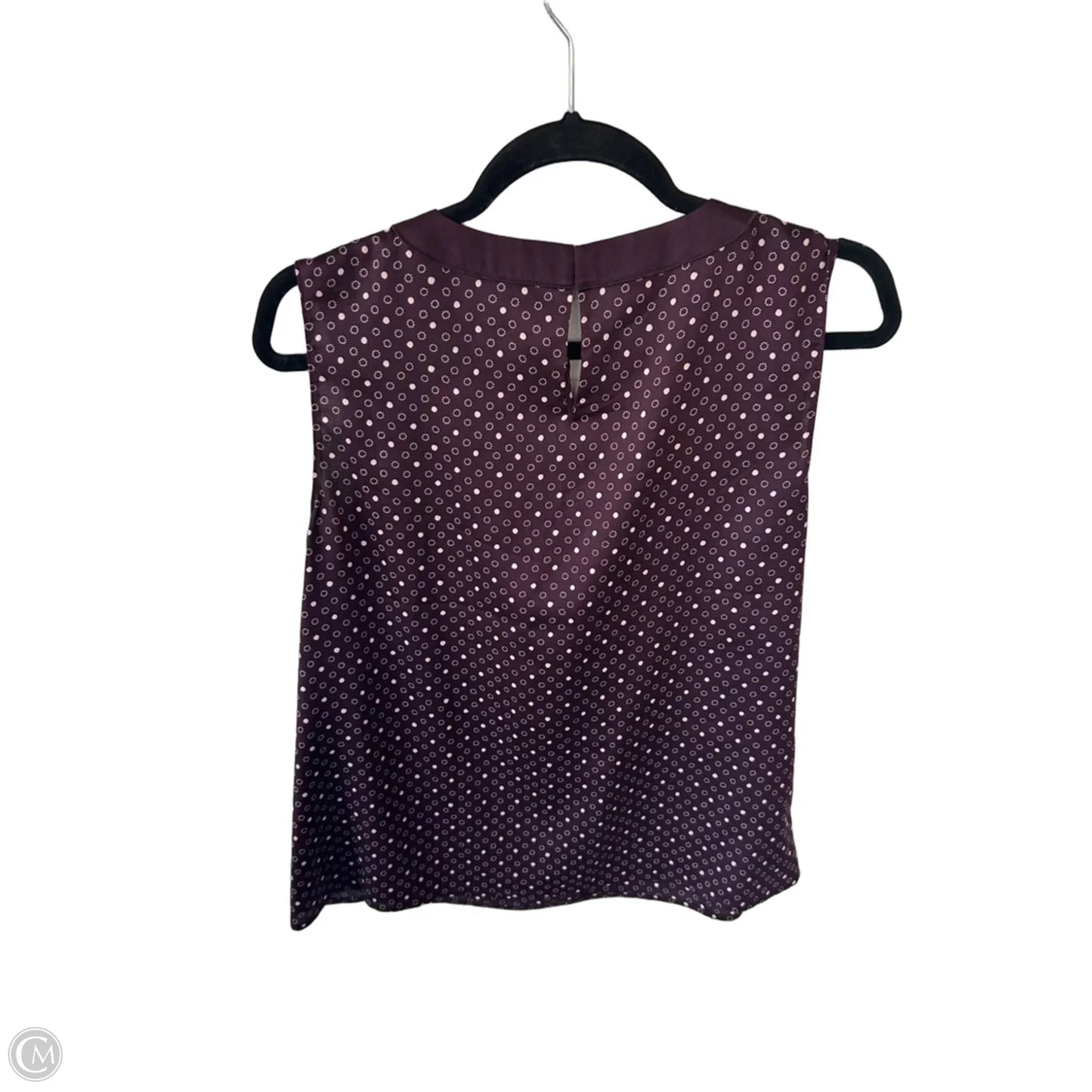 Blouse Sleeveless By Ann Taylor In Brown & Pink, Size: Lp