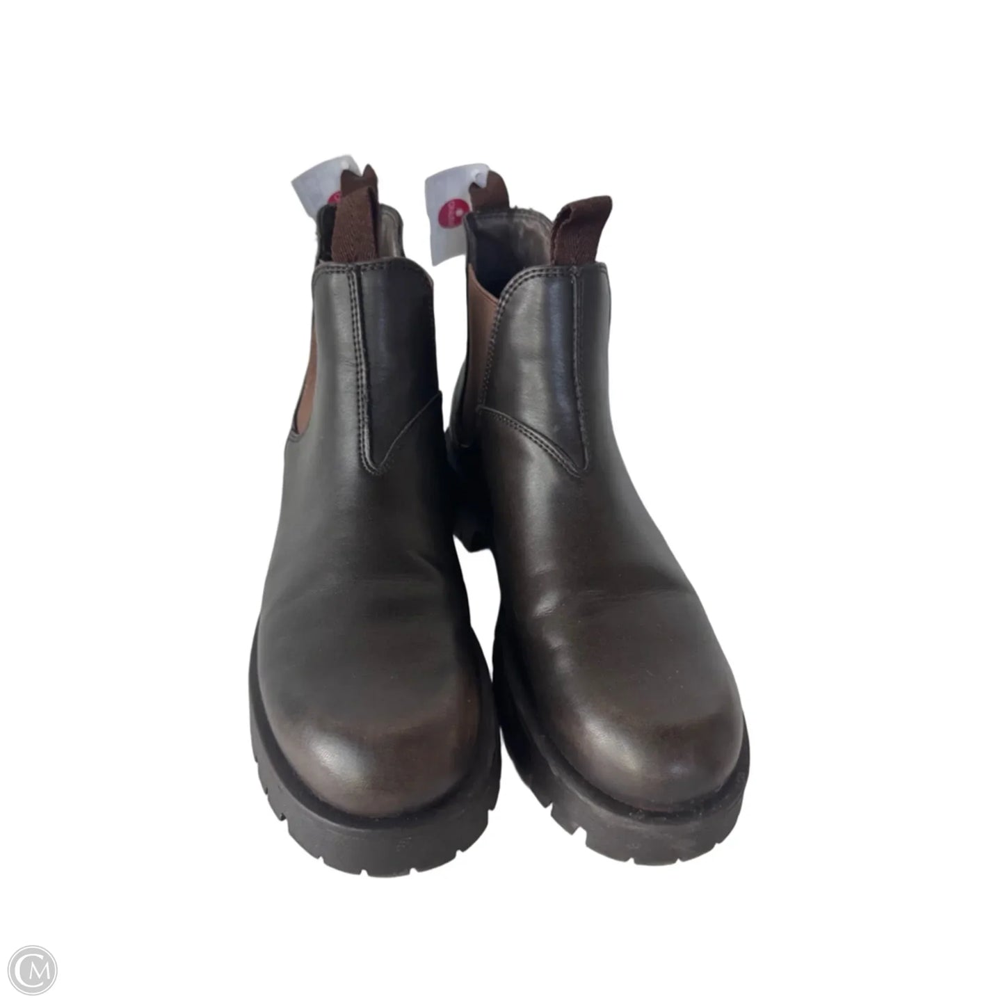 Boots Ankle Heels By Universal Thread In Brown, Size: 8