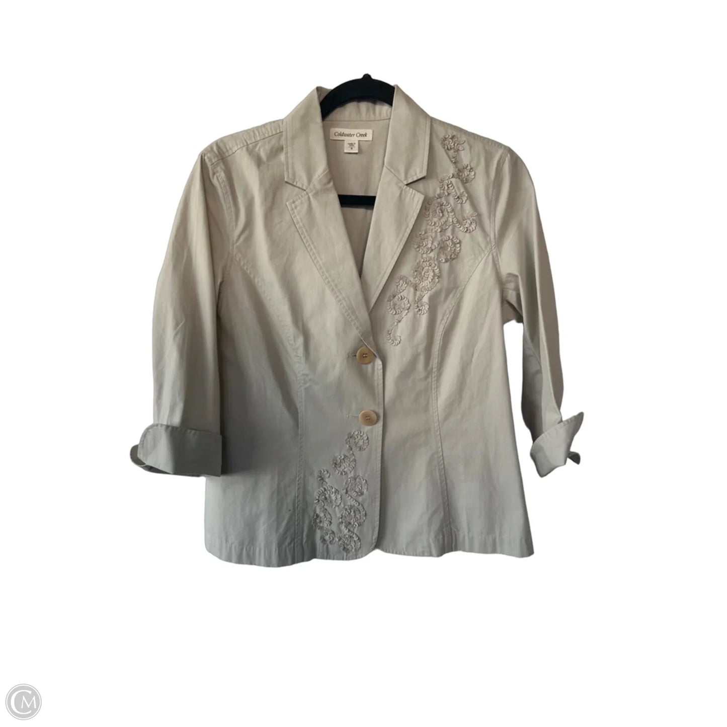 Blazer By Coldwater Creek In Tan, Size: M