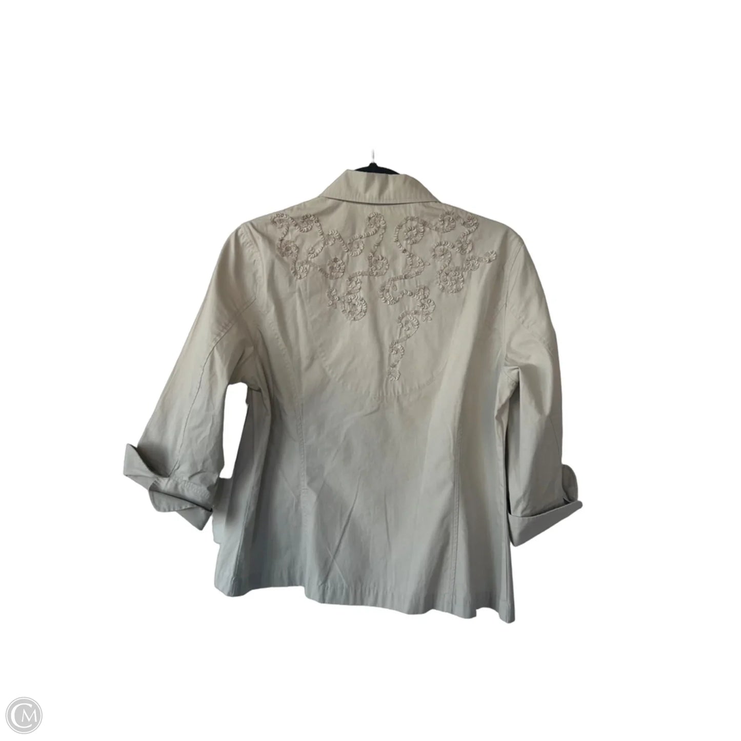 Blazer By Coldwater Creek In Tan, Size: M