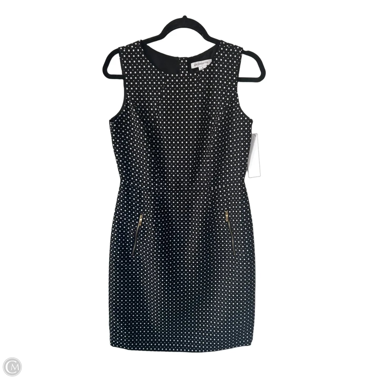 Dress Work By Liz Claiborne In Black & White, Size: M