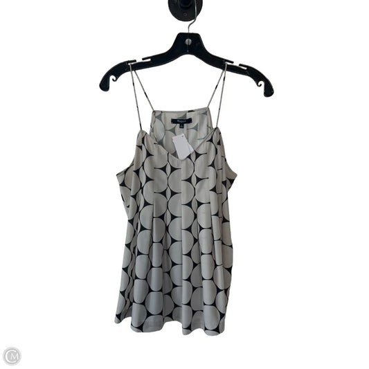 Blouse Sleeveless By Madewell In Brown & Cream, Size: S