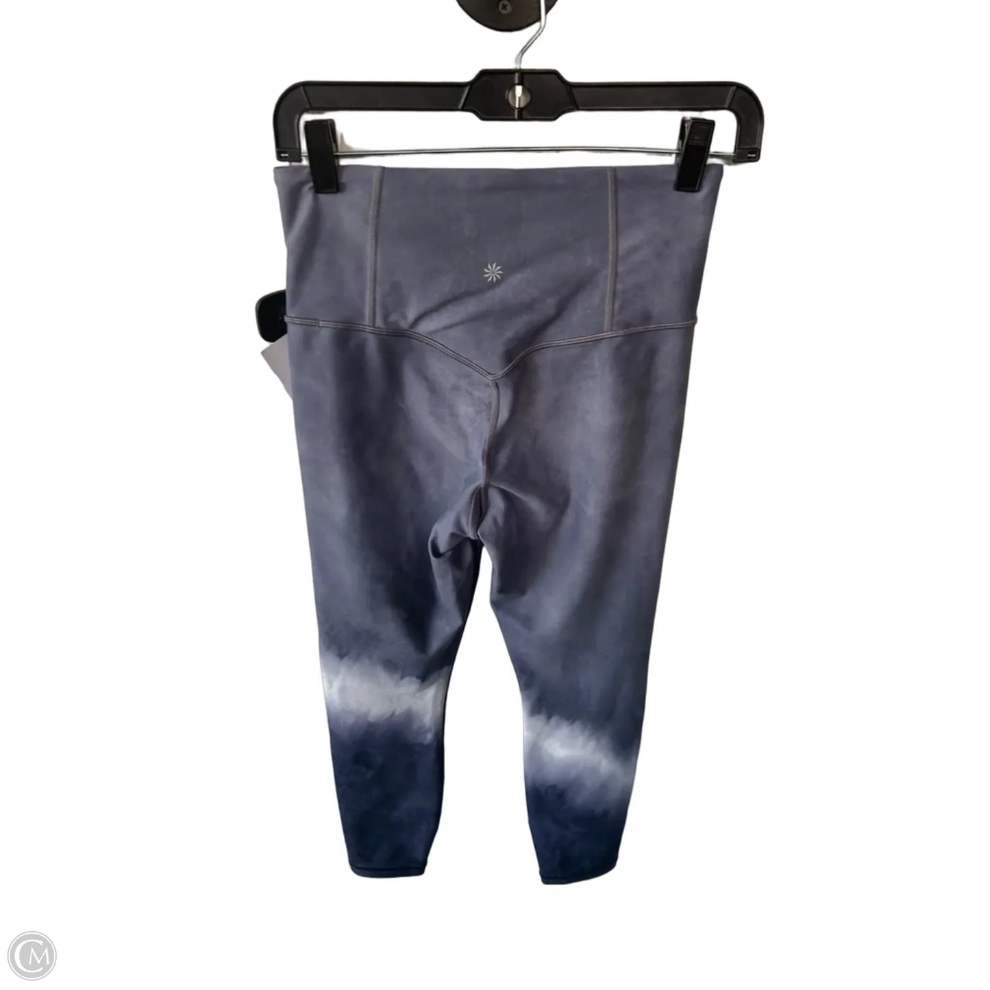 Athletic Leggings By Athleta In Blue & Grey, Size: S