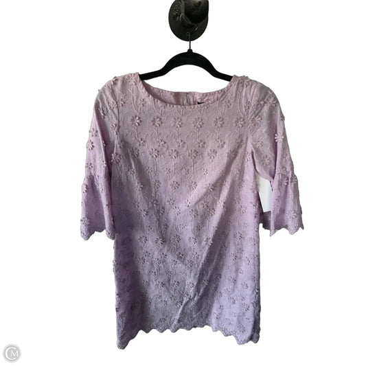 Dress Work By Ann Taylor In Purple, Size: Xs