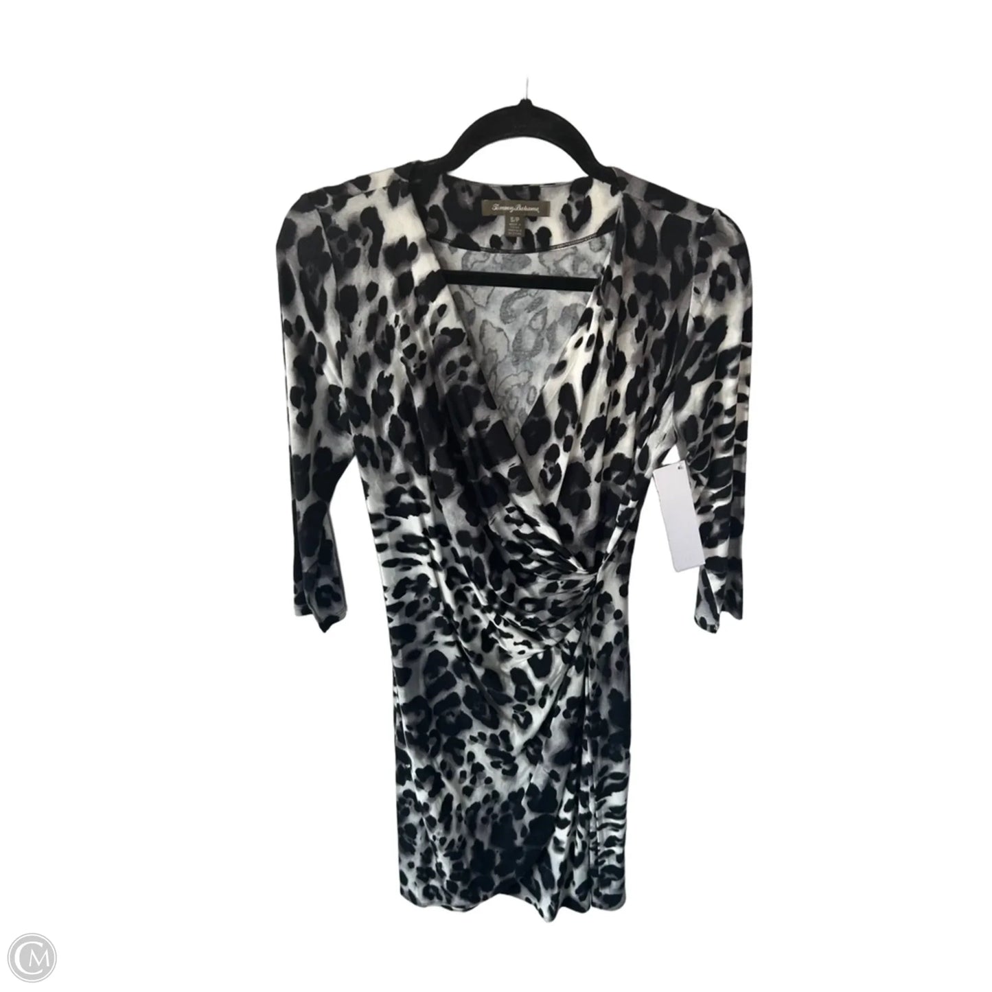 Dress Party Midi By Tommy Bahama In Black & Grey, Size: S
