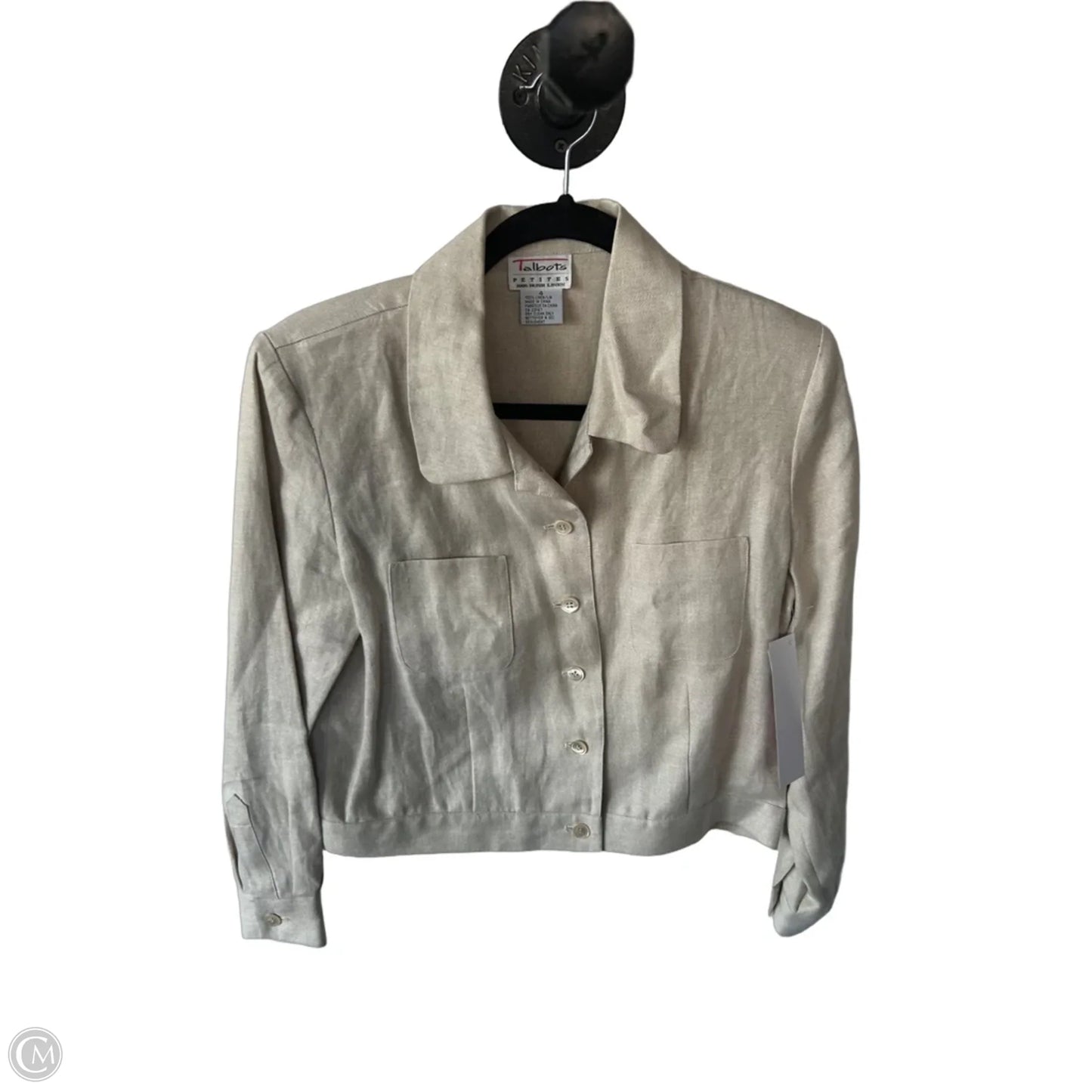 Blazer By Talbots In Tan, Size: S