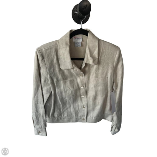 Blazer By Talbots In Tan, Size: S
