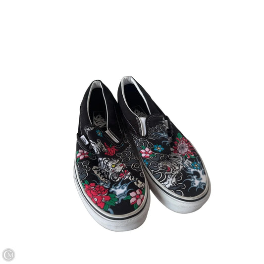 Shoes Sneakers By Vans In Black & White, Size: 9.5