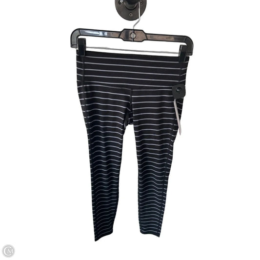 Athletic Leggings By Athleta In Black & Grey, Size: Xsp