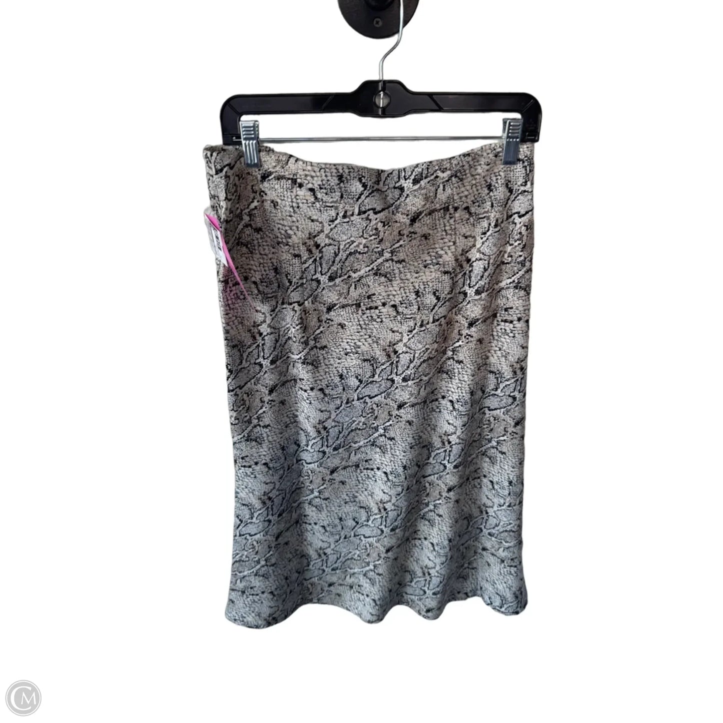 Skirt Midi By Rachel Zoe In Snakeskin Print, Size: 8