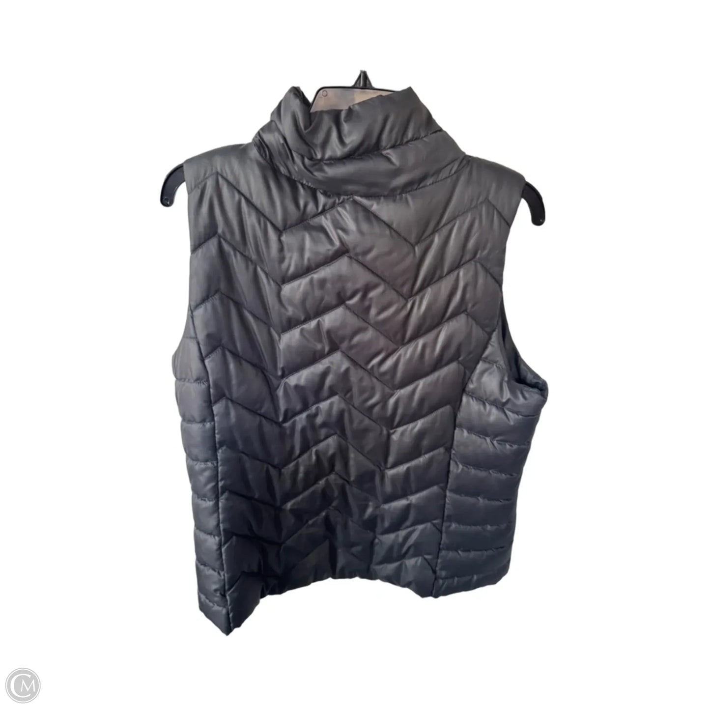 Vest Puffer & Quilted By So In Grey & Yellow, Size: Xl