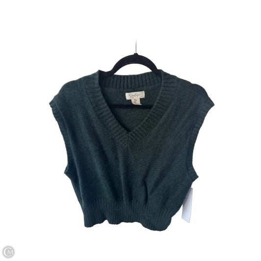 Vest Sweater By Jessica Simpson In Green, Size: M