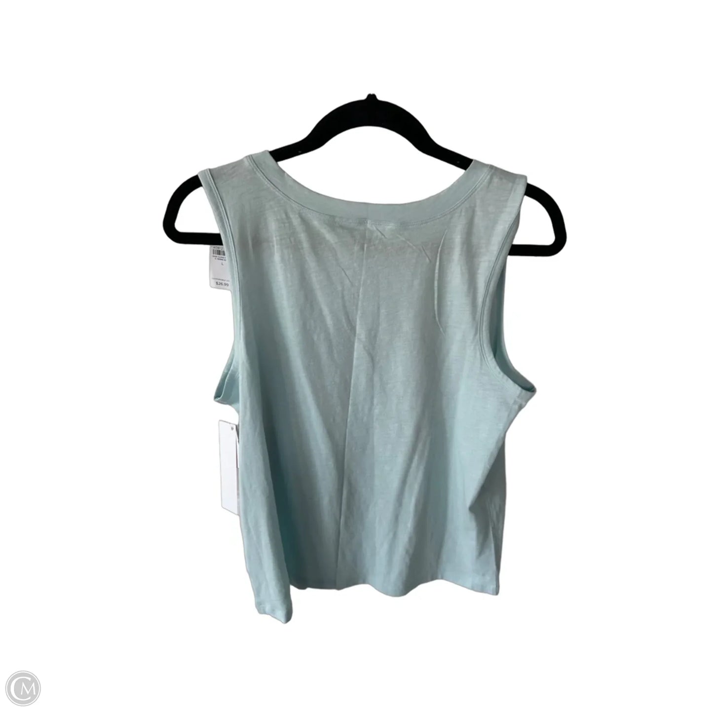 Top Sleeveless By Loft In Blue & Red, Size: L