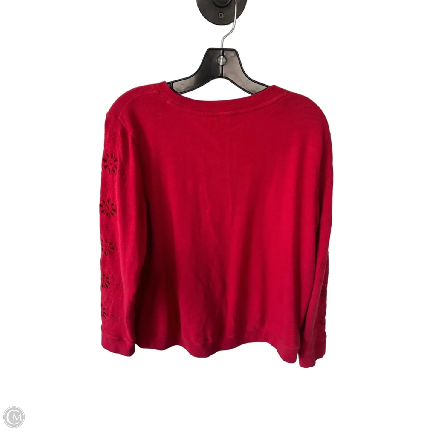 Sweatshirt Crewneck By Talbots In Red, Size: Lp