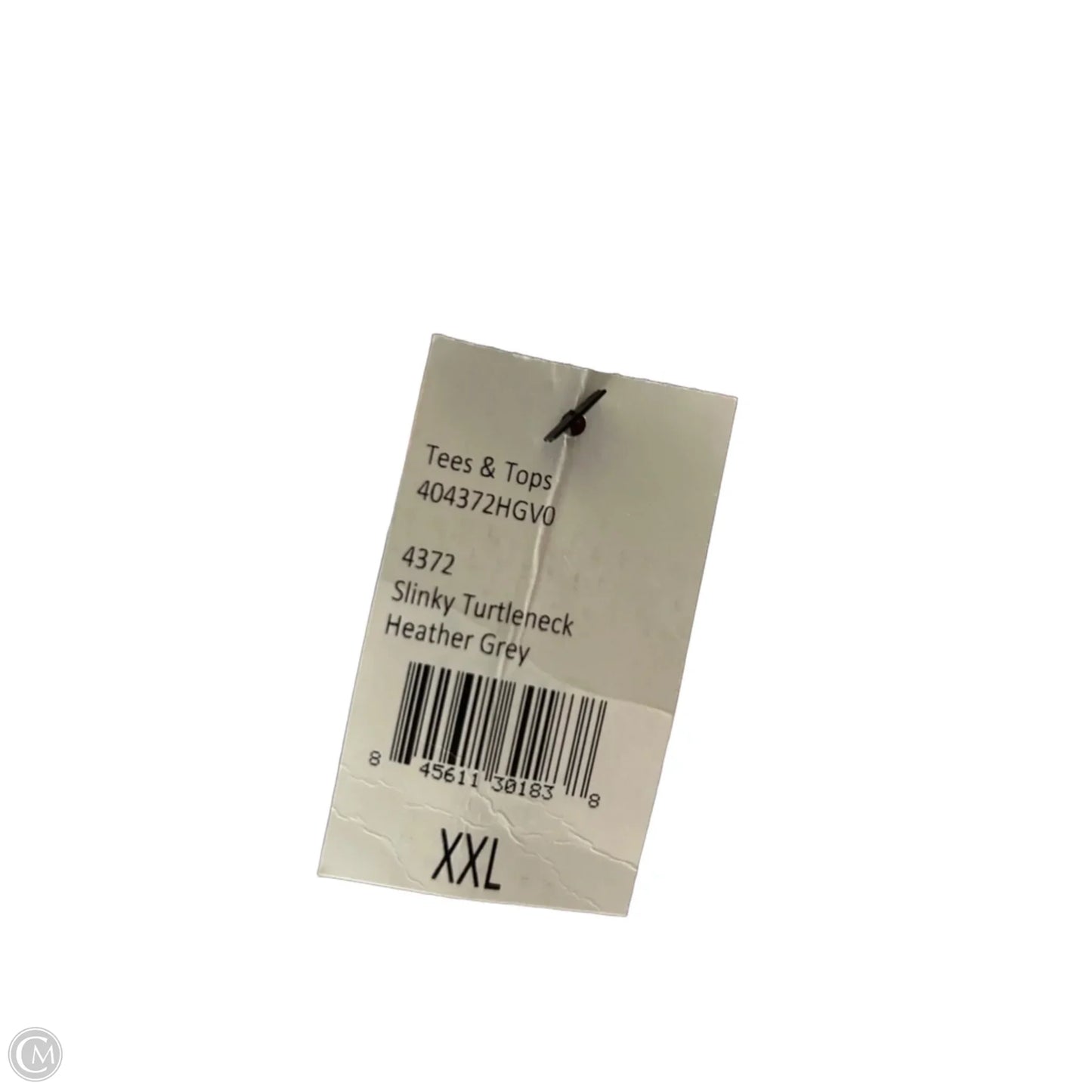 Top Short Sleeve By Cabi In Grey, Size: Xxl