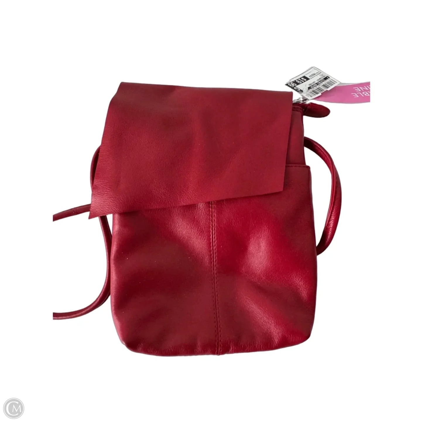 Crossbody Leather By Clothes Mentor, Size: Medium
