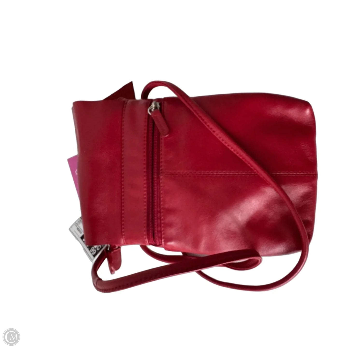 Crossbody Leather By Clothes Mentor, Size: Medium