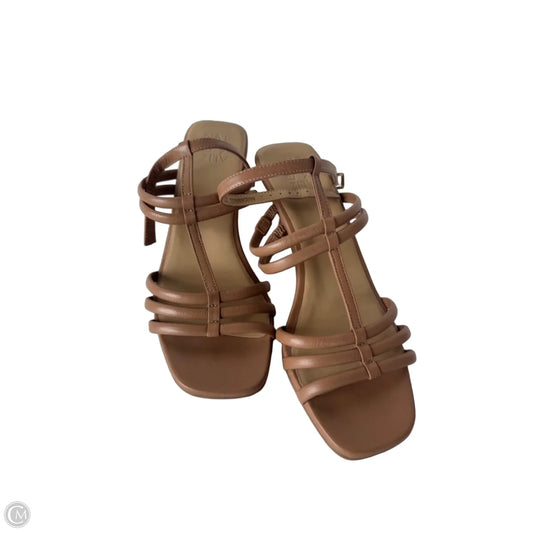 Sandals Heels Kitten By Naturalizer In TAN, Size: 10