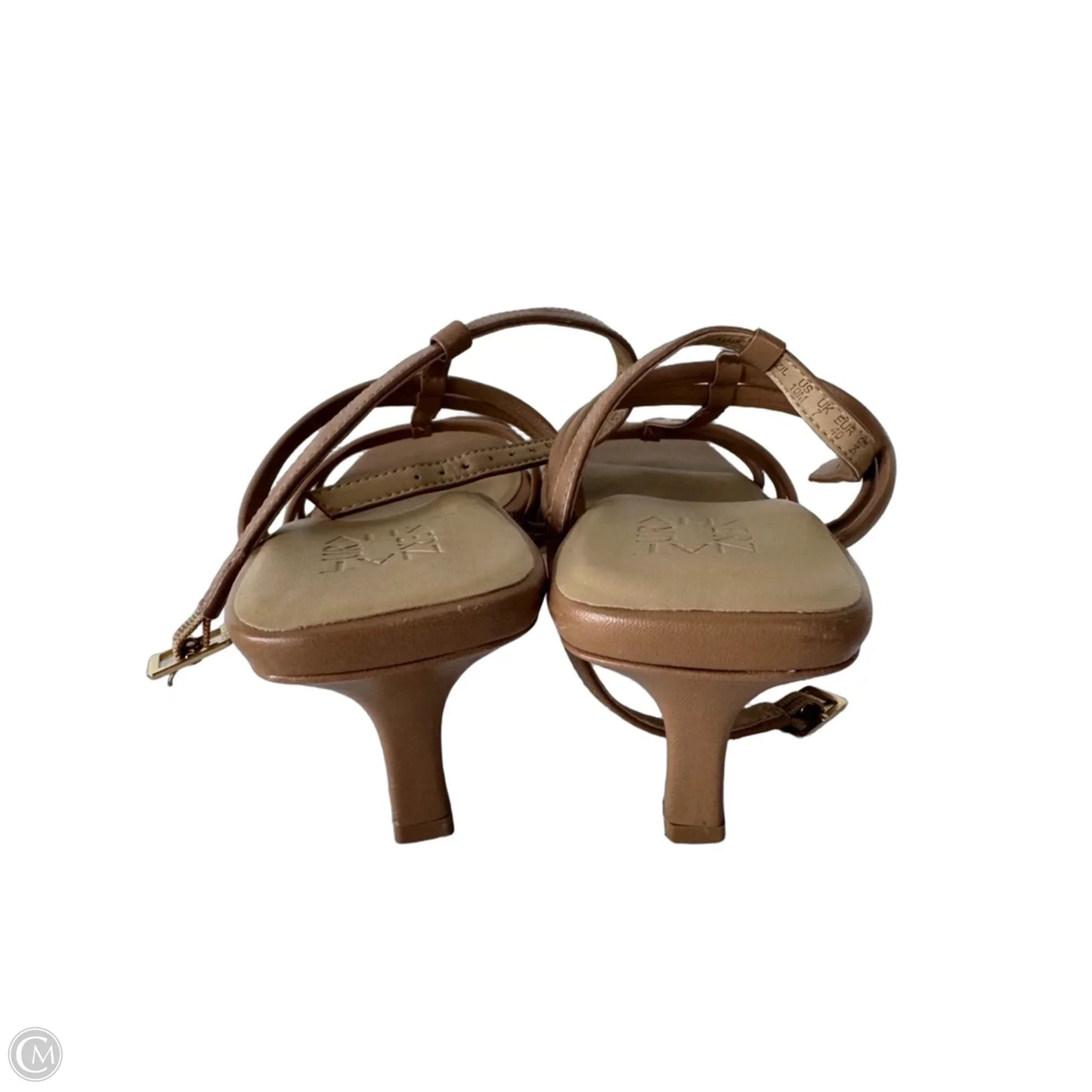 Sandals Heels Kitten By Naturalizer In TAN, Size: 10